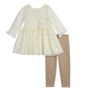 Poppy & Julie Velvet & Lace 2 piece set